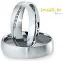 Alliance de mariage Or blanc 18 carats Breuning