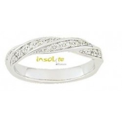 Alliance diamant torsadée créateur Girard diamant or gris Marseille Montpellier