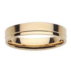 Alliance de mariage or jaune