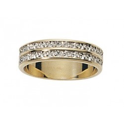 Alliance or 18 carats diamantée or blanc or jaune Toulouse