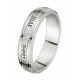 Alliance or blanc et diamants INSOLITE