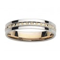 Alliance 2 ors createur diamanté sur le milieu Pfertzel