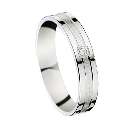 Alliance fantaisie ruban Diamant INSOLITE ALLIANCES