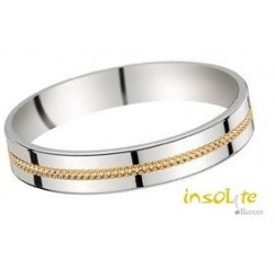 Alliance de mariage bicolore Insolite alliances Rhone