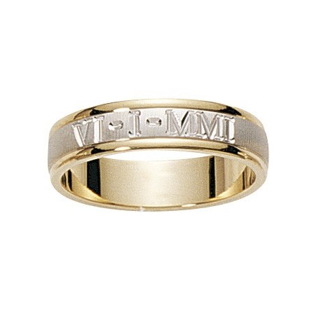 Alliance romaine or bicolore INSOLITE ALLIANCES