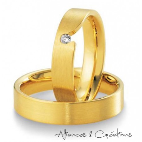 Alliance or & diamant INSOLITE ALLIANCES