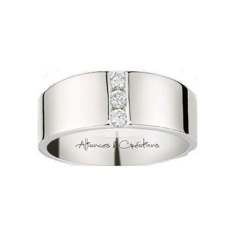 Alliance or blanc et diamant trilogy INSOLITE