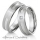 Alliance duo or & diamant originale Lyon