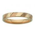 Bague de mariage or jaune 9 carats createur Pferzel