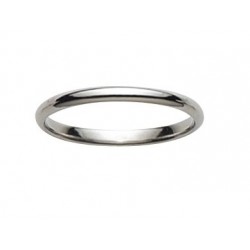 Alliance platine 950/1000  1/2 jonc Bombé confort