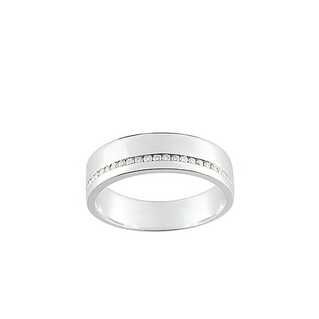 alliance diamant et or blanc 