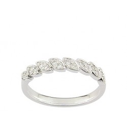 Alliance diamant navette INSOLITE