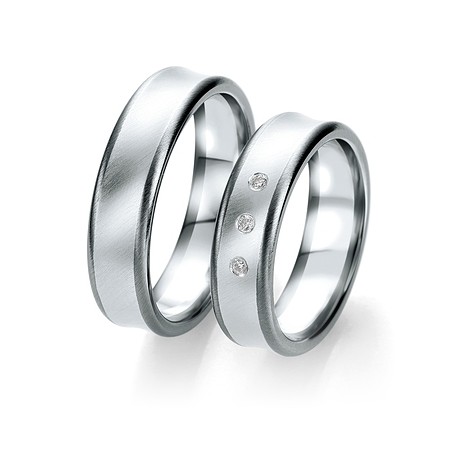 Alliance de Mariage or Black and white 750/1000 