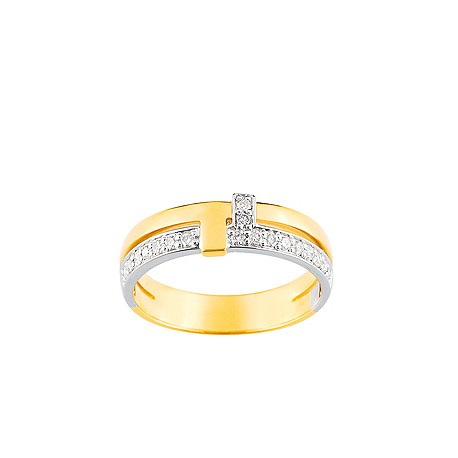 Bague de mariage diamant or 750/1000