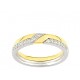 bague mariage or diamants 375/1000 Girard