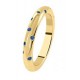 Alliance or jaune saphir or 18 carats créateur Bijoux Ponce
