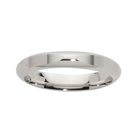 Alliance fantaisie en or blanc palladié 18 carats par le créateur Fairbelle