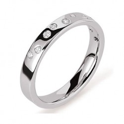 Alliance Platine 950/1000 Diamants