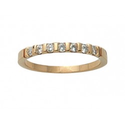 Alliance Or jaune diamants Bague de mariage Lyon