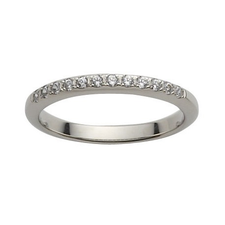 alliance mariage diamant platine 950/1000 créateur Pfertzel