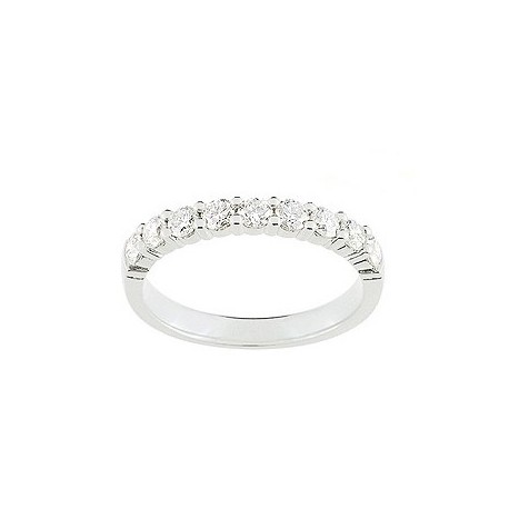 Bague Alliance or Blanc & diamants INSOLITE LYON