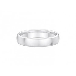 Alliance ruban bombé platine prestige 4.5 mm