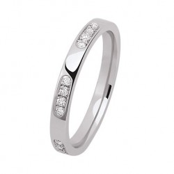 Alliance mariage Alexa  or blanc Insolite Lyon