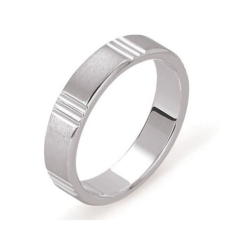 Alliance platine fantaisie INSOLITE cuba Bijoux ponce