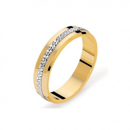 Alliance or jaune et platine baleares INSOLITE