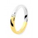 Alliance mariage or 750/1000 & Platine 950/1000 créateur Bijoux Ponce