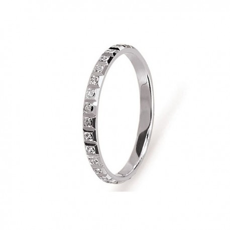 alliance Platine 950/1000 diamantée INSOLITE