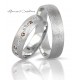 Bague or Blanc givrée 18 carats pour homme mariage Annecy Geneve Chambery