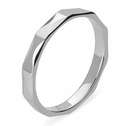 Alliance or gris fantaisie motifs arrondis créateur Ponce 69