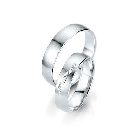 Alliance duo or & diamant créateur Breuning