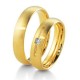 Alliance duo or & diamant créateur Breuning