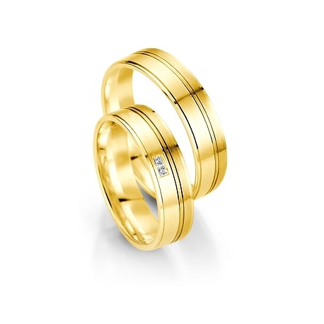 Alliance bicolore or créateur Breuning