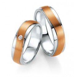 Alliance Breuning Pacs Argent & Or 585/1000