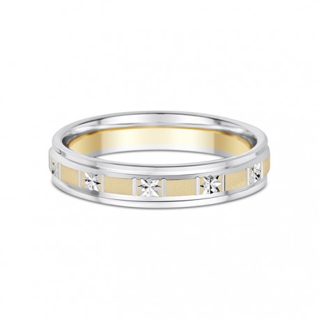 Alliance bicolore or lyon création