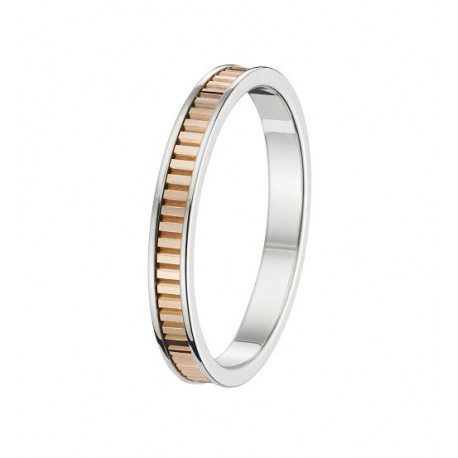 Bague mariage  or rose  750/1000 Createur 