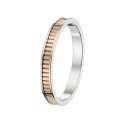 Bague mariage  or rose  750/1000