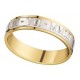 Bague  mariage romaine createur or 375/1000