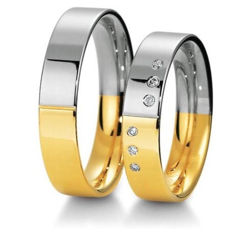 Alliance duo or & diamant Insolite Lyon