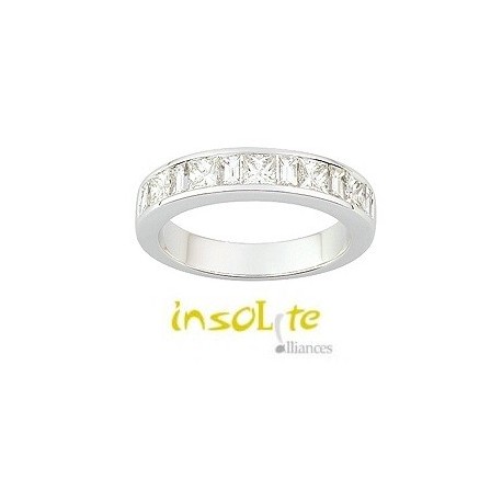 Alliance diamant 1/2 tour créateur girard INSOLITE