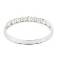 Alliance or blanc diamant 1/2 tour