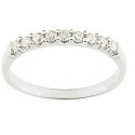 Alliance or blanc & 1/2 TOUR diamant