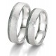 Alliance mariage or blanc breuning black & white 
