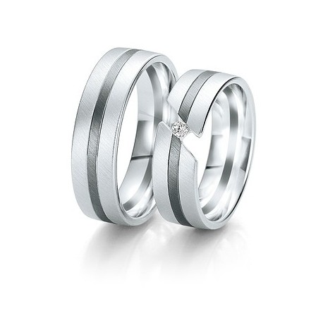 Alliance  black and white créateur breuning diamant