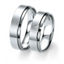 Alliance Black & white or blanc & diamant