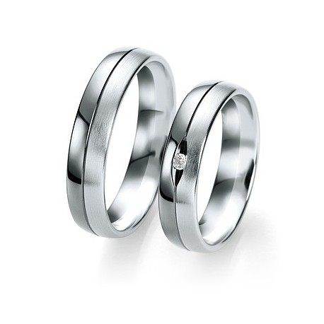 Alliance or 750/1000 mariage Black and White