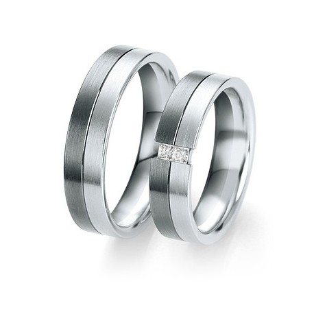 Alliance or 750/1000 black and white Breuning Diamants